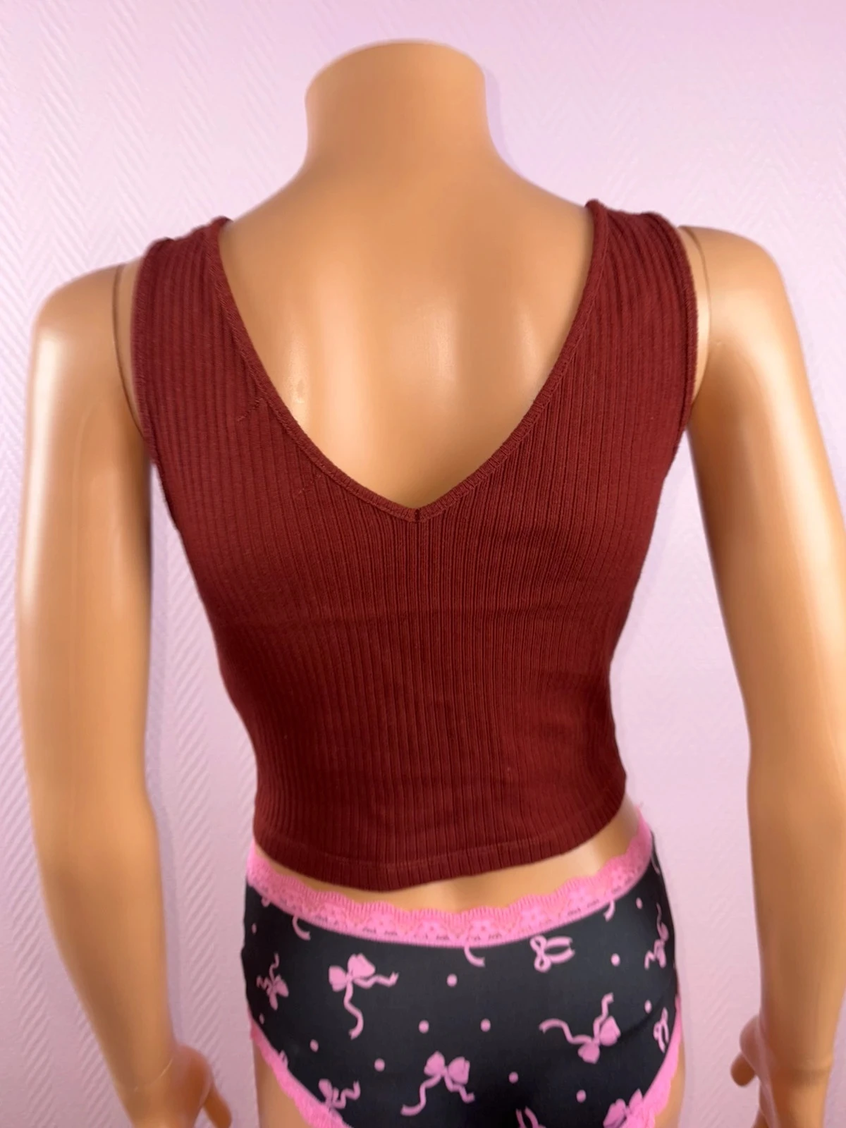 Top cropped dos petits haut tamanho 2 38 – photo 5